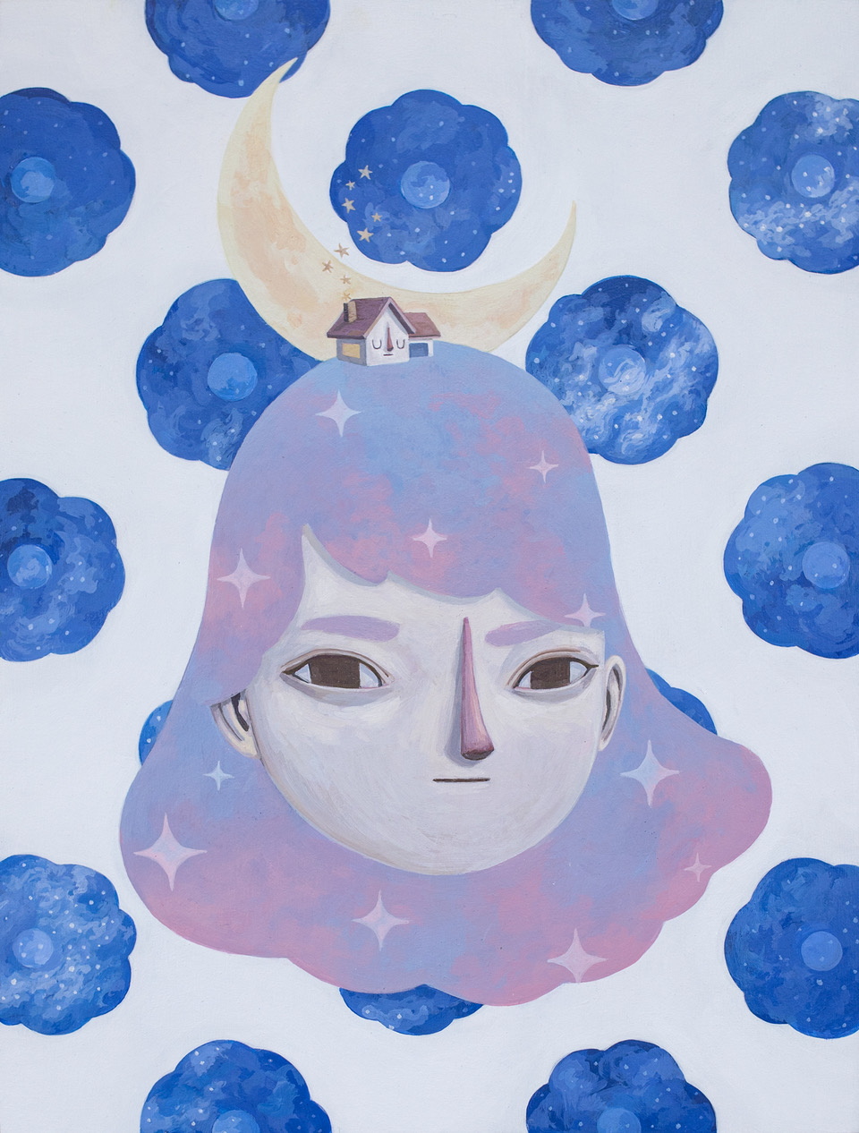 “Sunset Girl and Dreaming House” by Yoskay Yamamoto